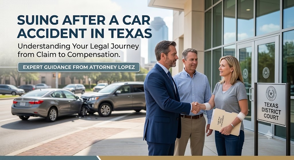 suing after a car accident in Texas