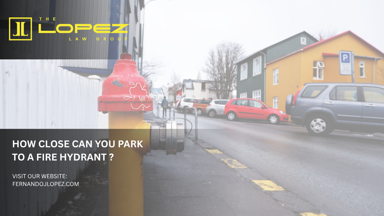 How close Can you park to a fire hydrant