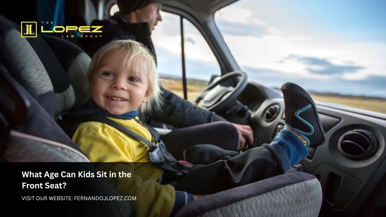 when can kids sit in the front seat