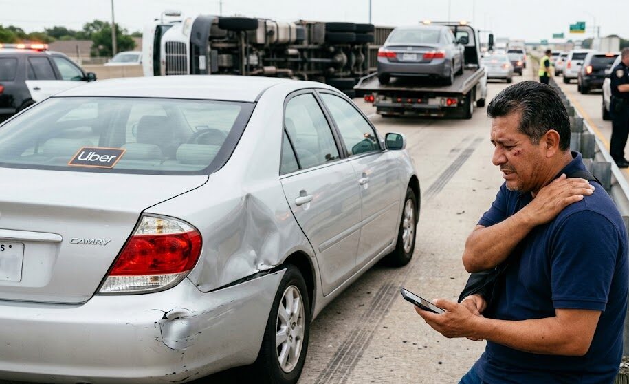 Uber accident independent contractor Texas