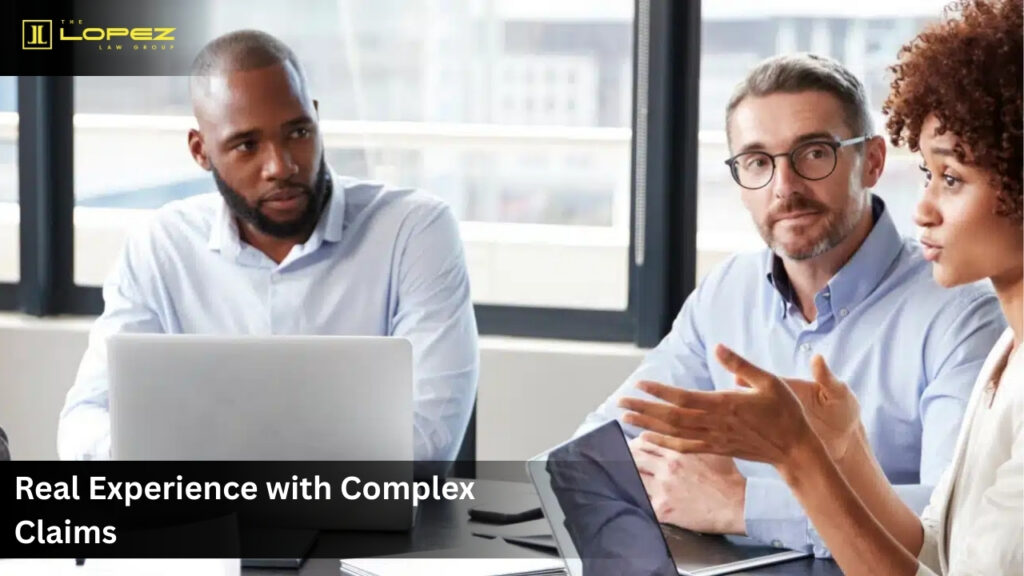 Real Experience with Complex Claims