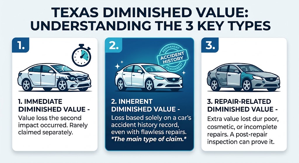 diminished value claim texas